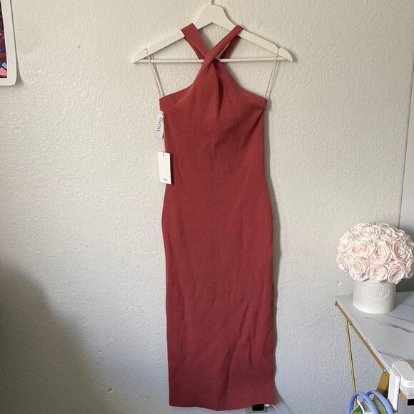 Wilfred Dresses & Skirts - Aritzia Wilfred Cayenne Halter Dress